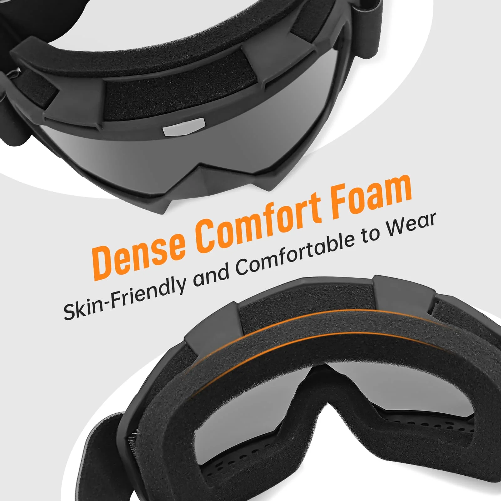Moman OG Goggles for Motorcycle Riding, Featuring Panoramic Vision, UV400 Protection, and Scratch-Resistant Lens - Image 5