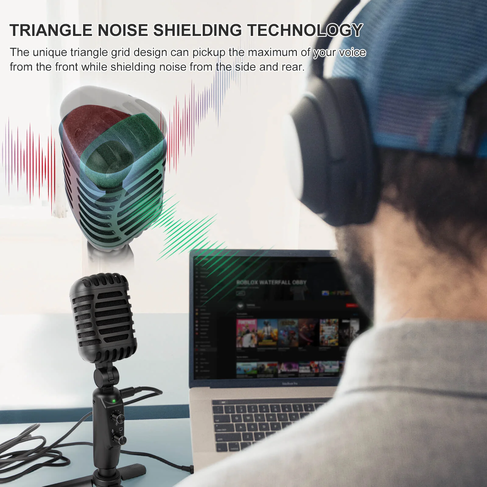 Moman EMR Retro USB Microphone - Image 4