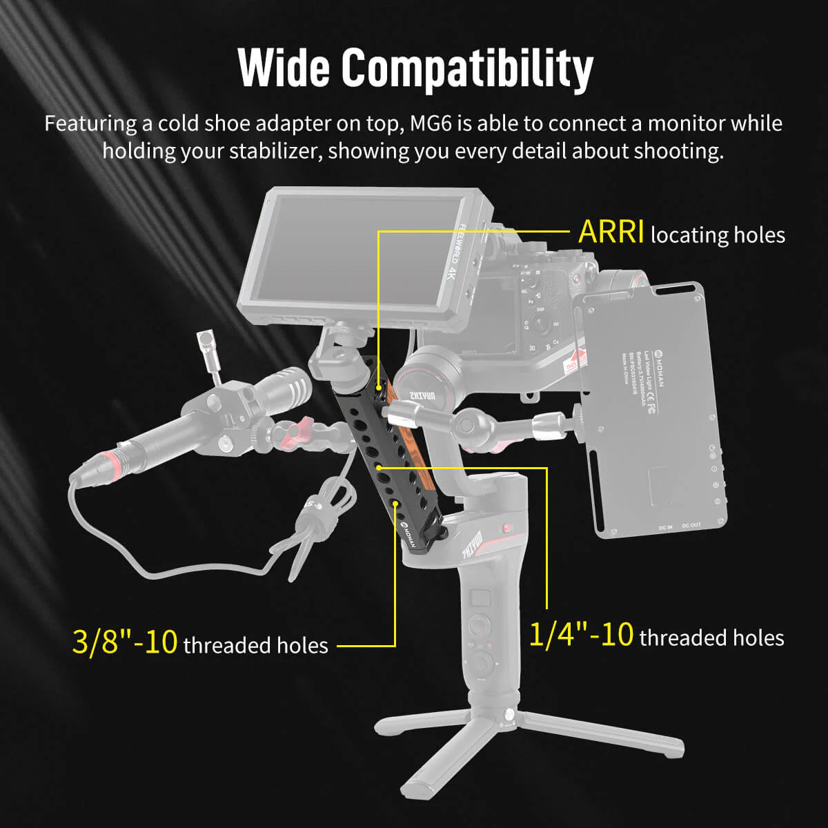 Moman MG6 Video Camera Stabilizer - Image 4